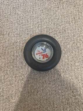 Vintage Firestone Steel Radial 500 The Spirit of 76 Tire Ashtray